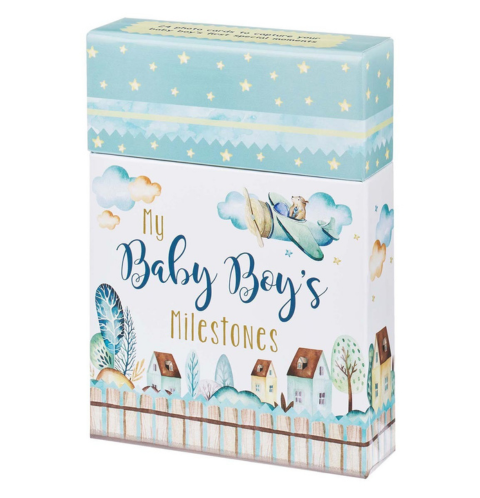 My Baby Boy's Milestone Cards