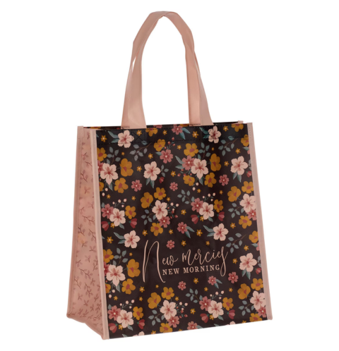 New Mercies New Morning Non-Woven Coated Tote Bag