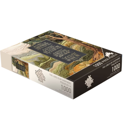 The Lord is My Shepherd 1000-piece Puzzle - Psalm 23:1-4