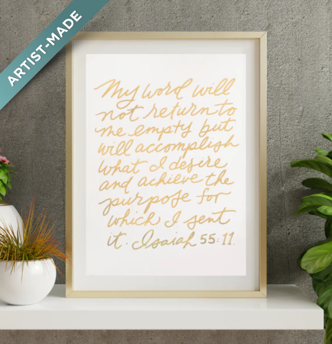 Illuminated Hand-lettered Prints