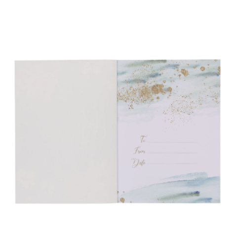 She is Blessed Navy Floral Guided Journal