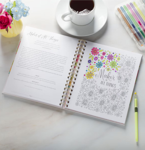 Coloring the Names of God Coloring Devotional