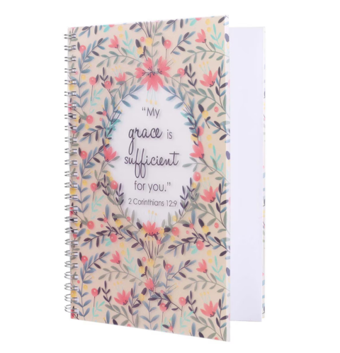 My Grace Wirebound Notebook - 2 Corinthians 12:9