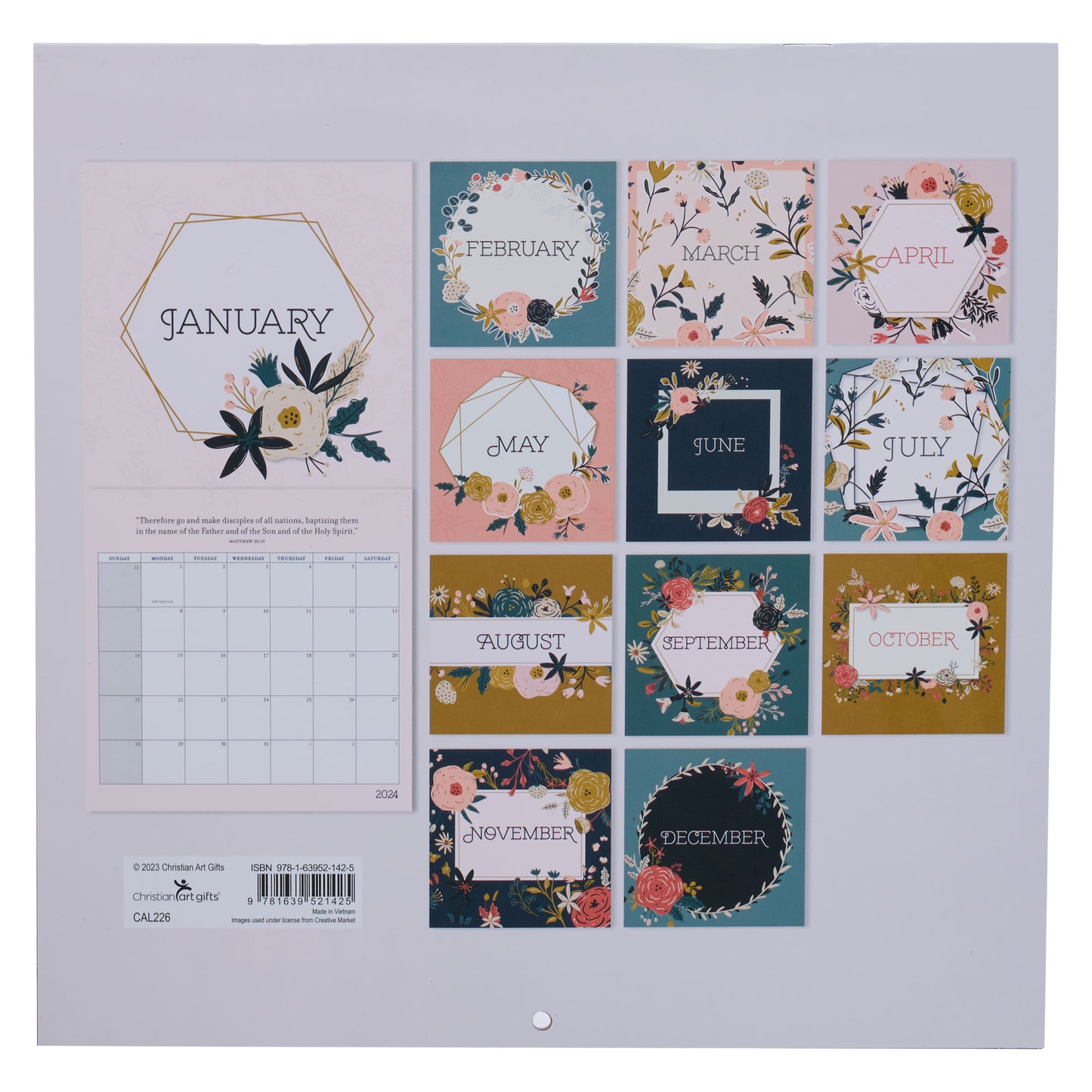 2024 Walk by Faith Wall Calendar