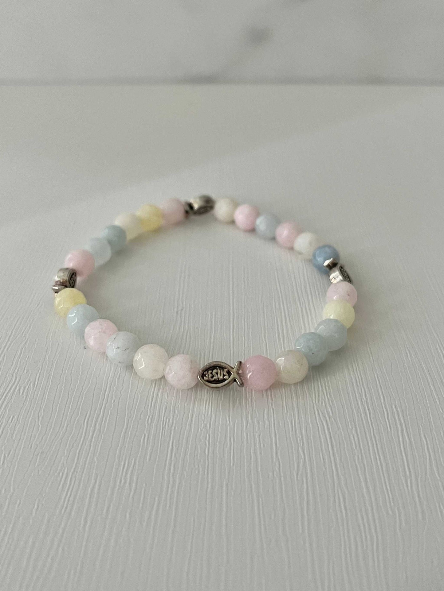 Multicolor Bead Bracelet – Handmade Christian Jewelry
