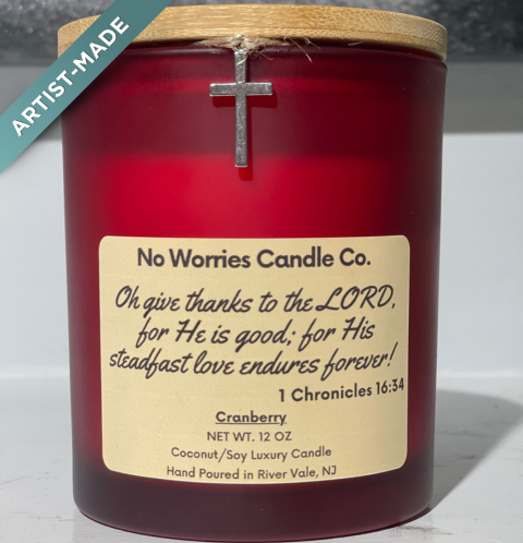 Noel Collection- Coconut Soy Candle - Cranberry