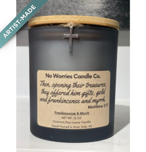 Noel Collection- Coconut Soy Candle - Frankincense & Myrrh