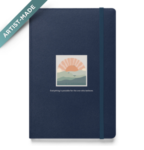 Hardcover Bound Notebook - Everything is Possible