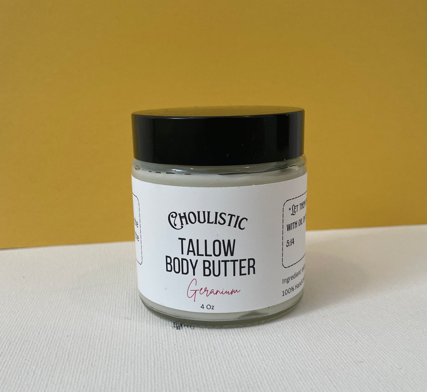 Choulistic Geranium Tallow Cream