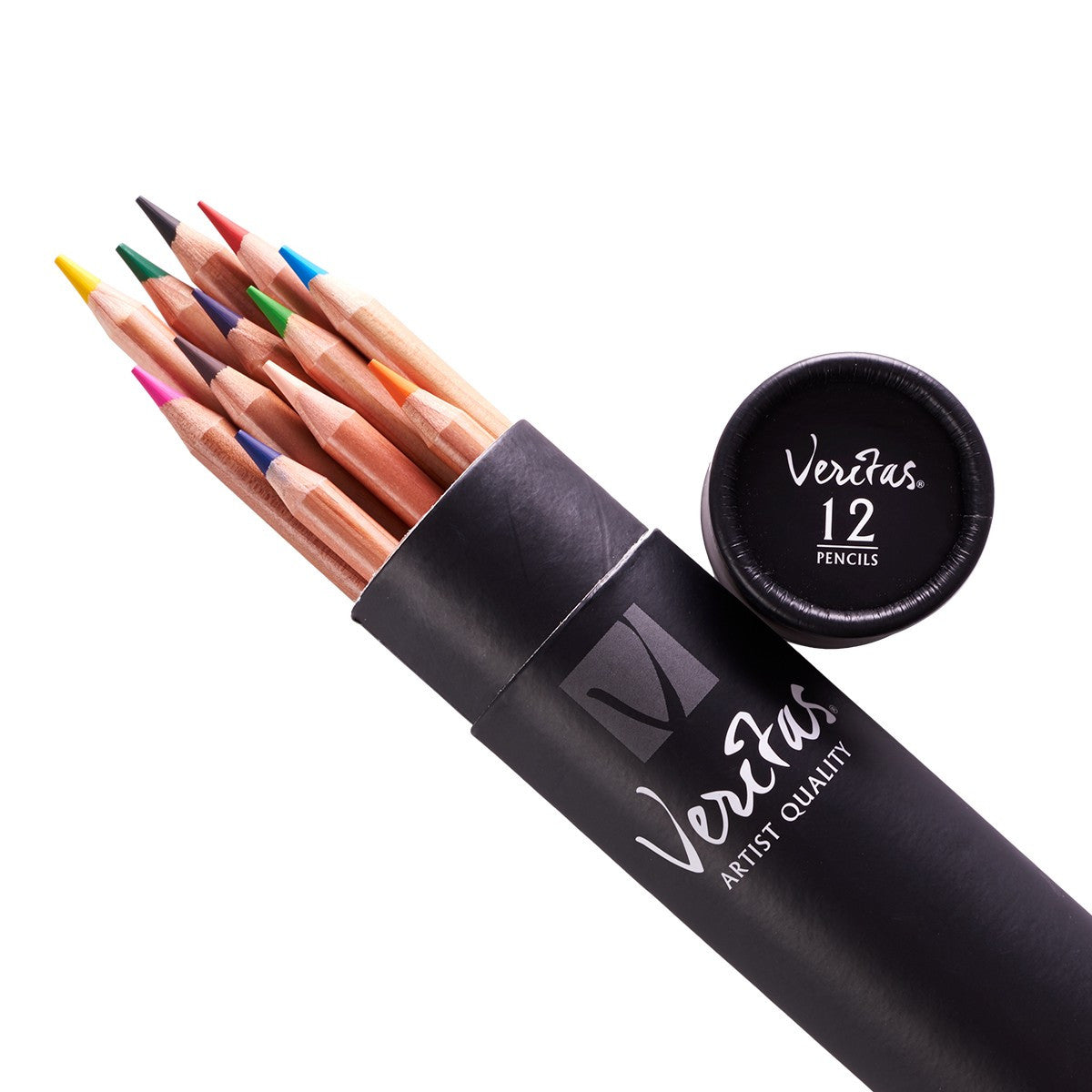 Veritas Coloring Pencils in Cylinder Set of 12