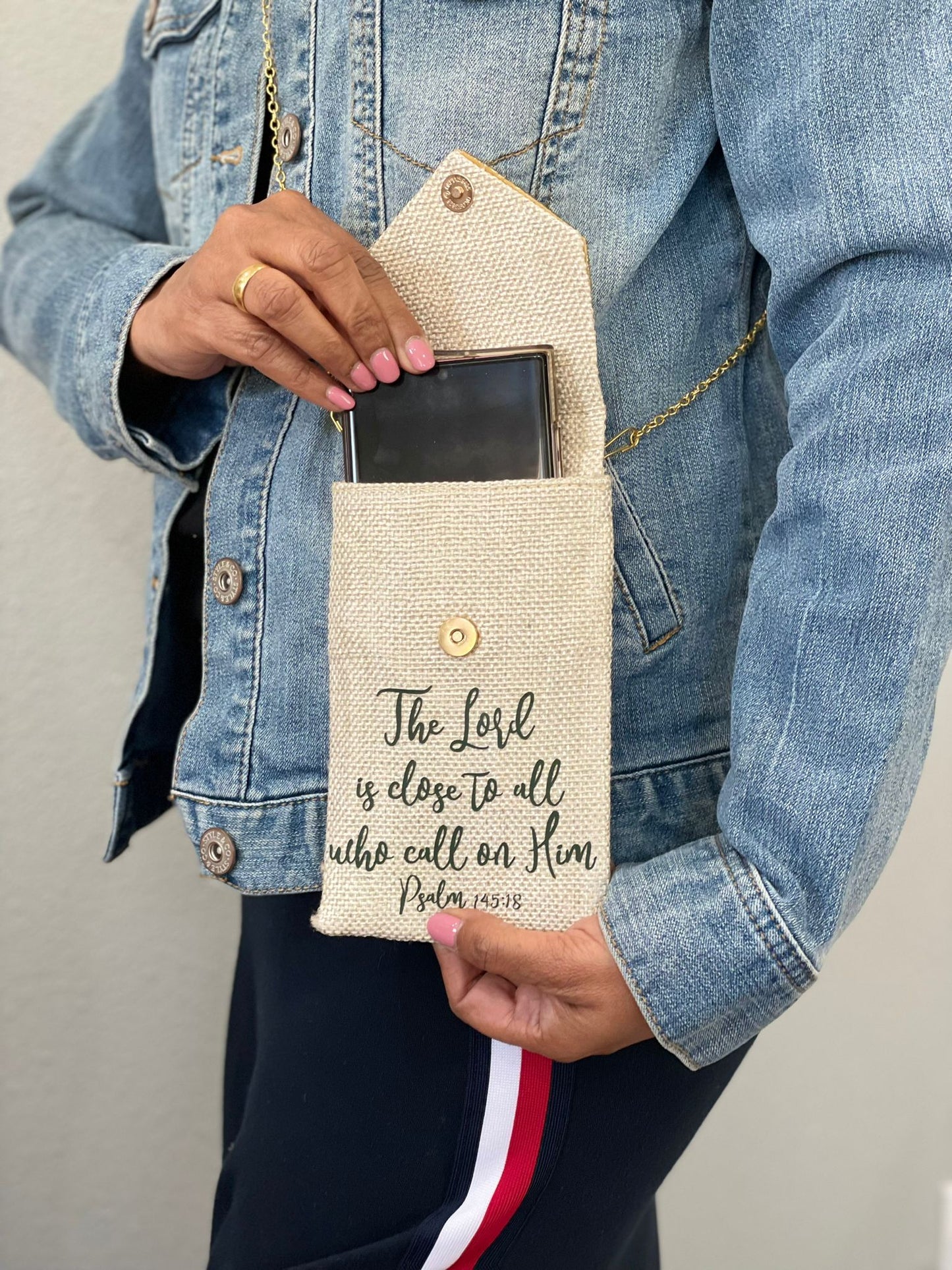 Crossbody Embroidered Cellphone Bag