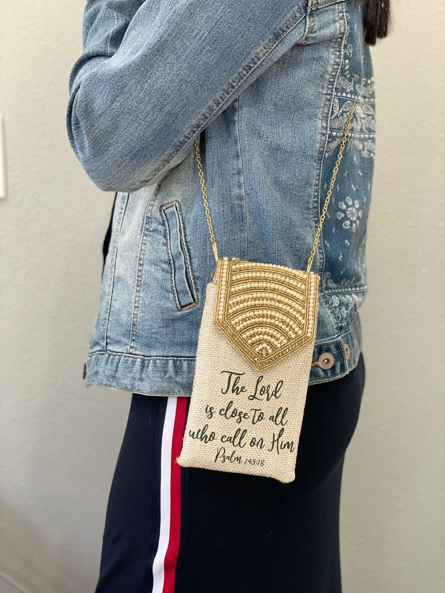Crossbody Embroidered Cellphone Bag