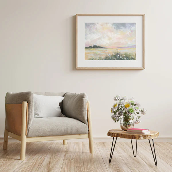 Soft Pastel Landscape - Giclee Fine Art Print