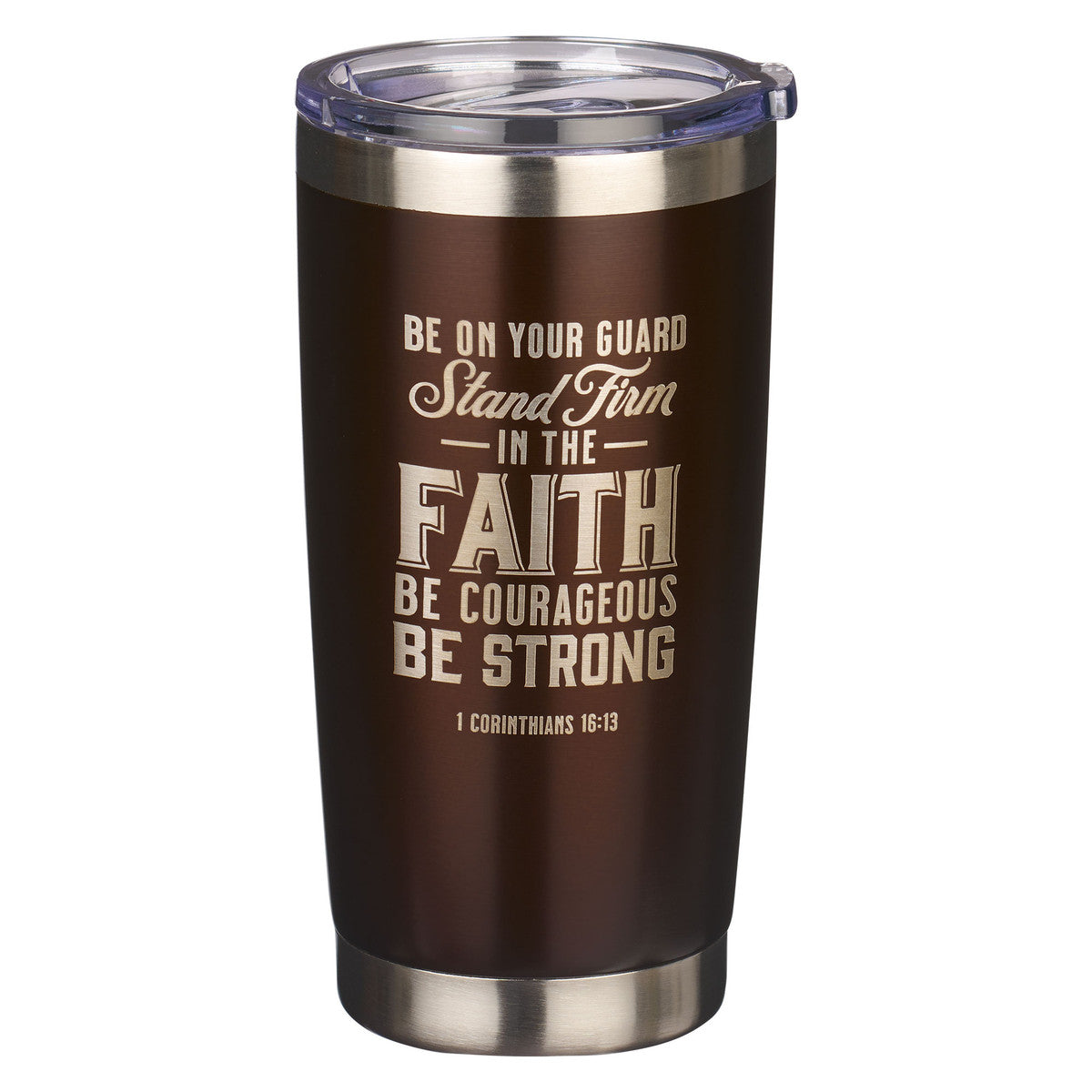 Be Still Purple Stainless Steel Mug Psalm 46:10