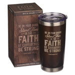 Be Still Purple Stainless Steel Mug Psalm 46:10