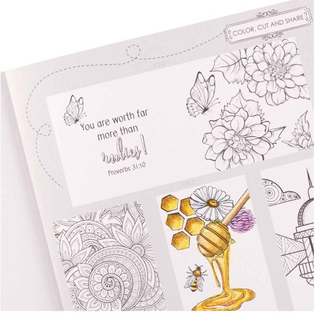 A Garland of Grace Coloring Book - Proverbs
