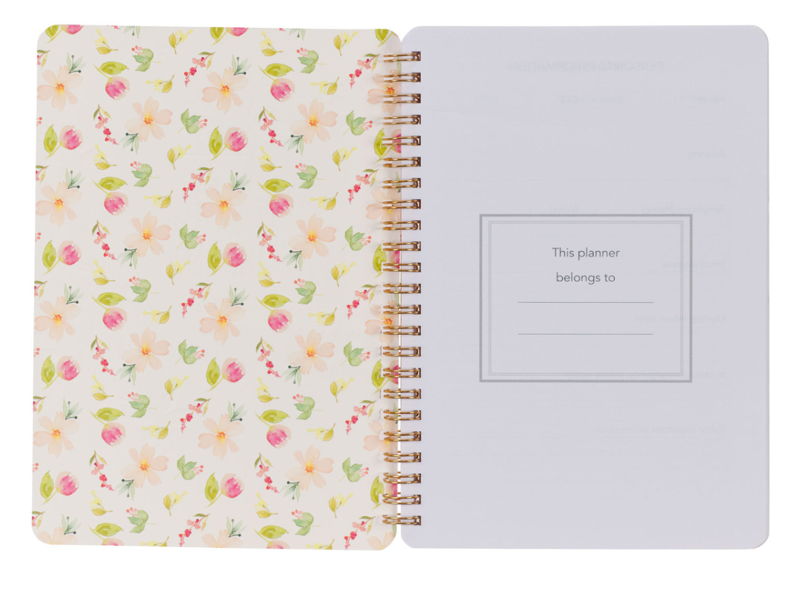 2024 Be Still and Know Wirebound Weekly Planner Psalm 46:10