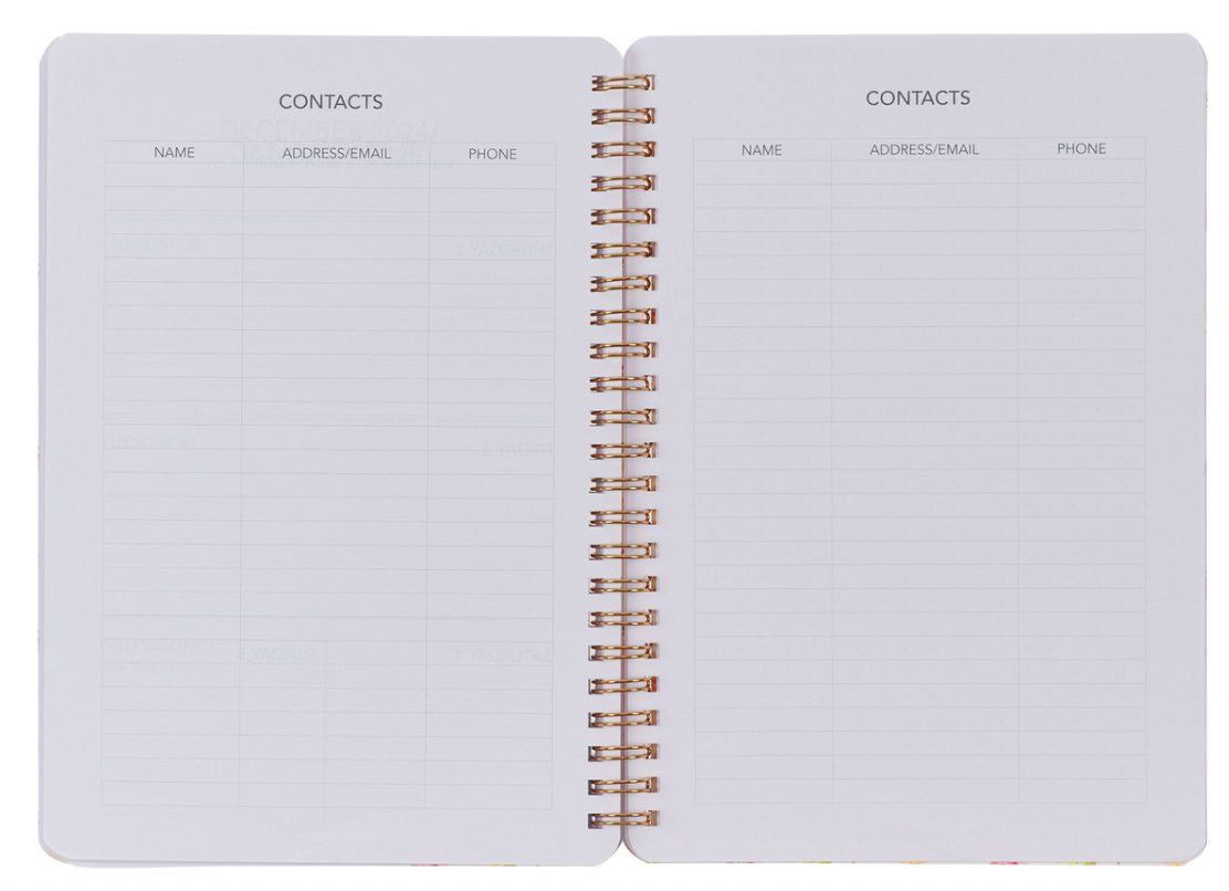 2024 Be Still and Know Wirebound Weekly Planner Psalm 46:10