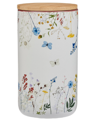 Give Thanks Topsy Turvy Wildflower Ceramic Gratitude Jar 1 Thessalonians 5:18