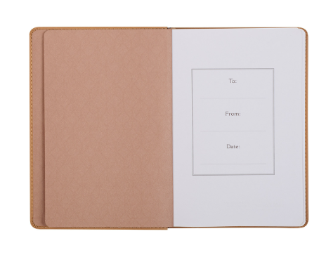 Give Thanks Tan Faux Leather Classic Journal