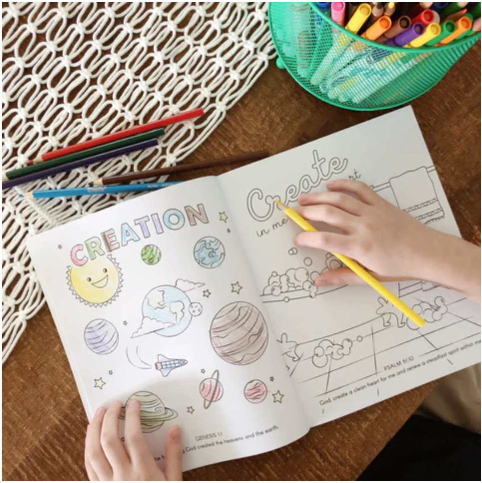 Colored with Grace Kids Coloring Book