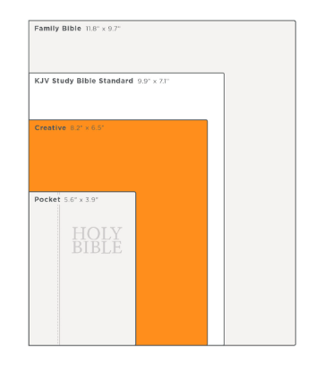 Rose-pink Floral Faux Leather Hardcover KJV My Creative Bible with Elastic Closure