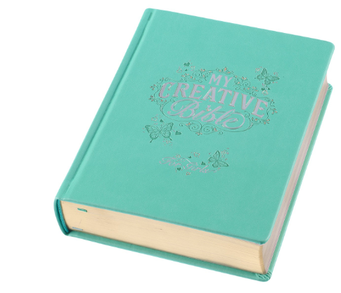 Teal Butterfly Hardcover My Creative Bible for Girls