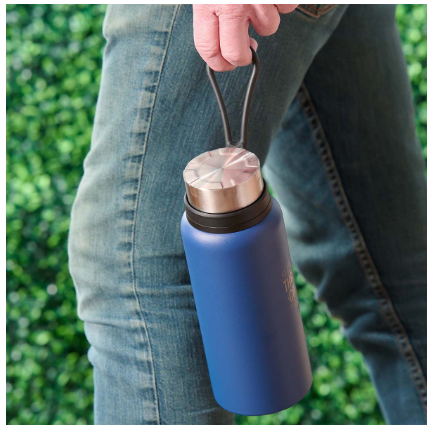 Blue Stainless Steel Water Bottle