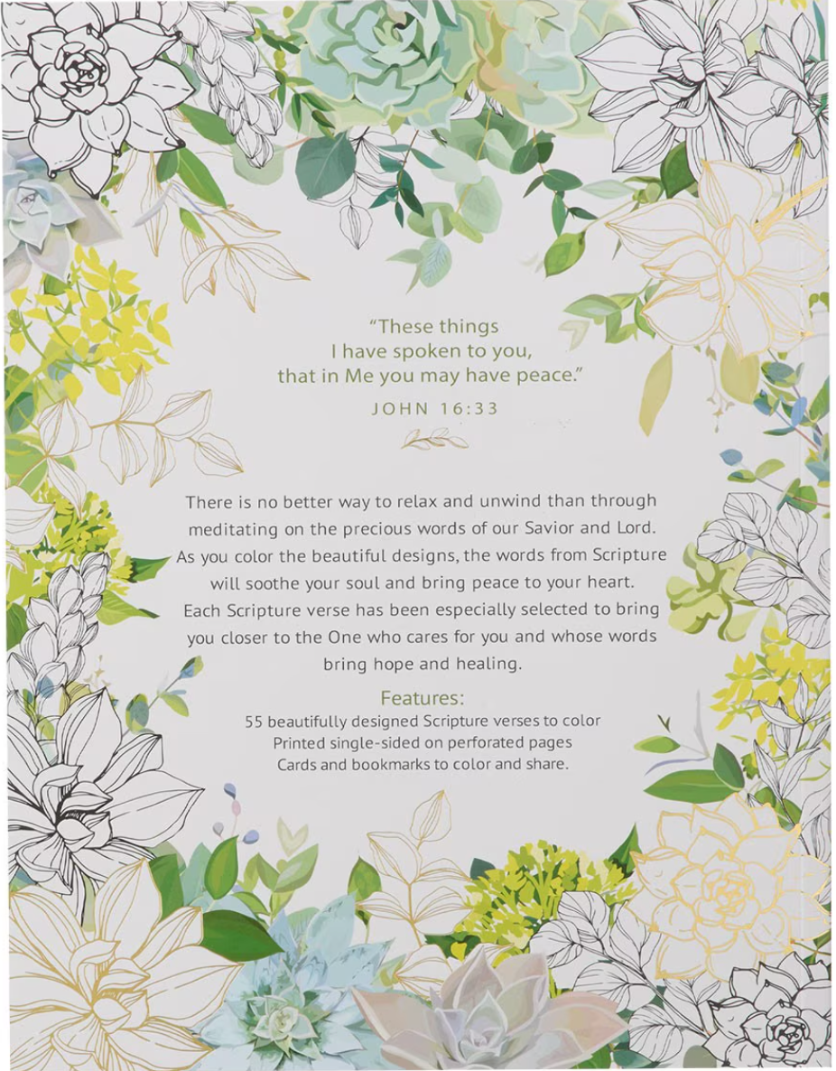 Color the Words of Jesus Coloring Book