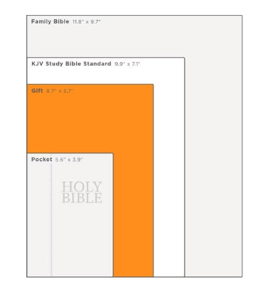 Charcoal Faux Leather Gift Edition King James Version Bible