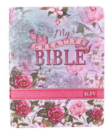 Silky Floral Printed KJV My Creative Bible