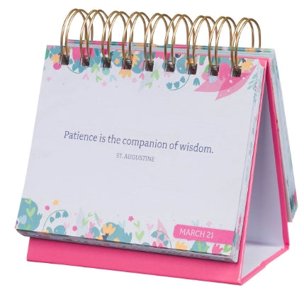 Blessings for a Great Teacher Perpetual Desktop Calendar