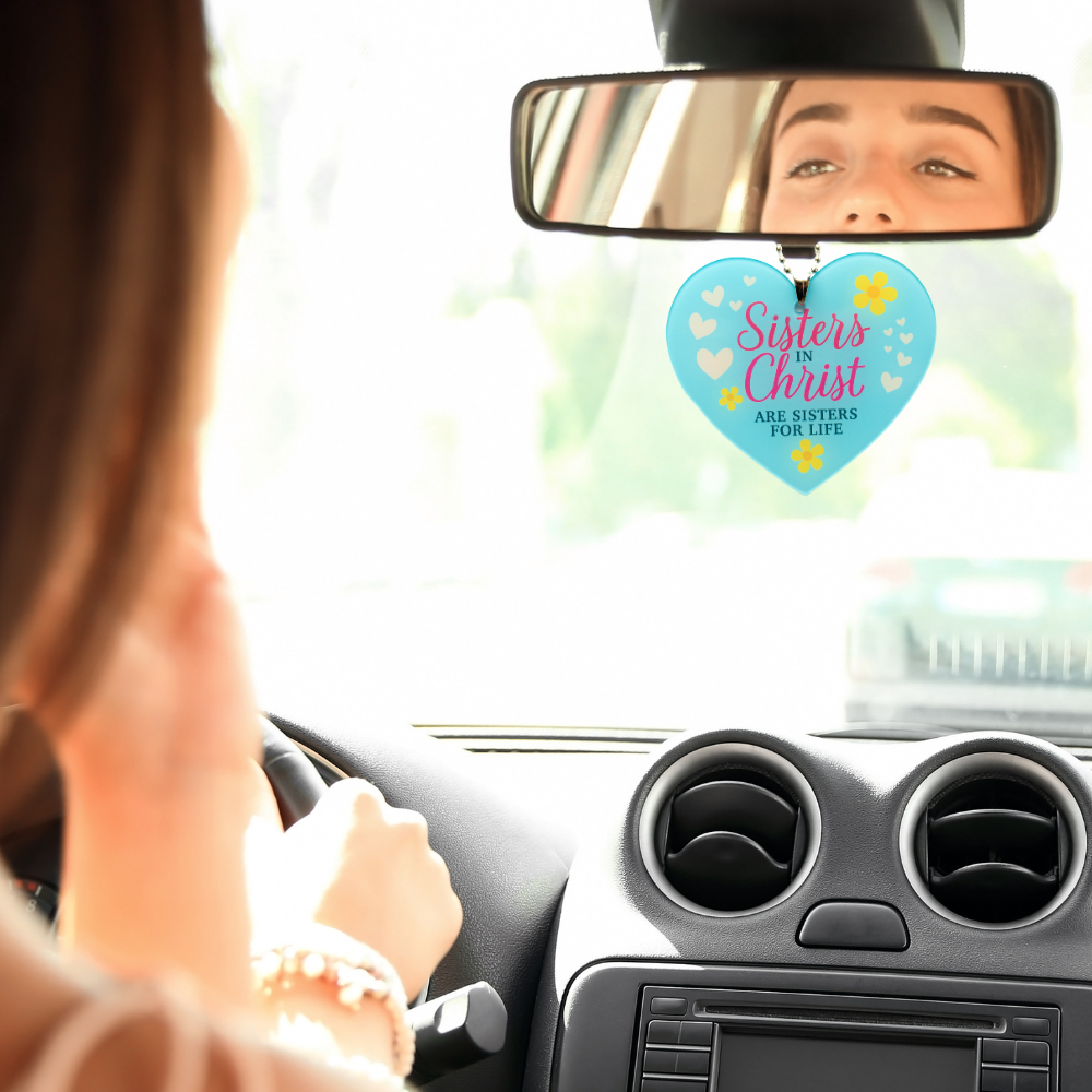 Sisters In Christ Key Chain, Rearview Mirror Ornament