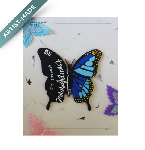 Giclee Fine Art Print + Butterfly Fridge Magnet Bundle