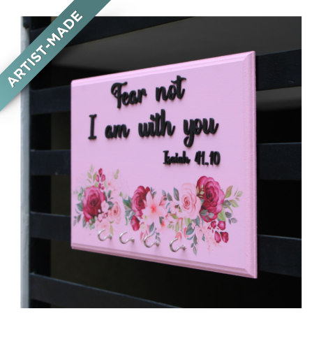 Wall Art Key Holder by Crafted by Shobs