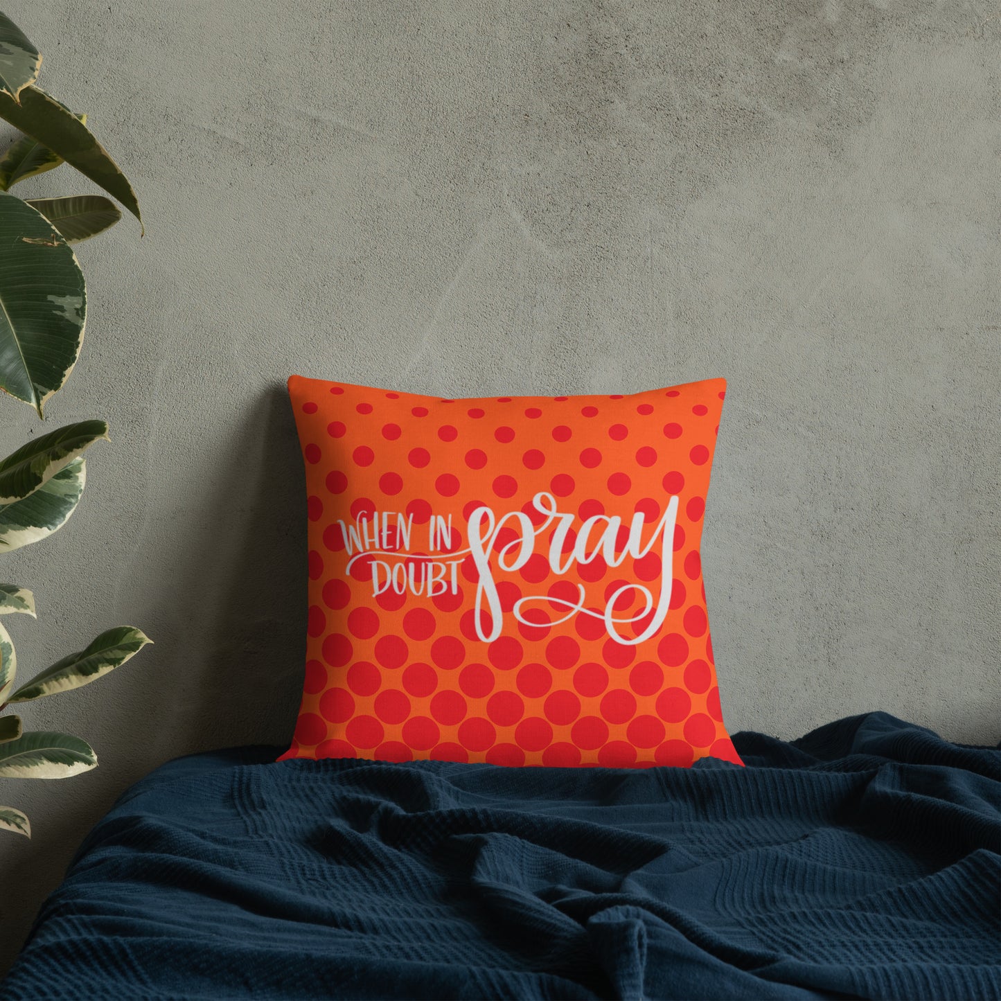 Premium Pillow - Pray
