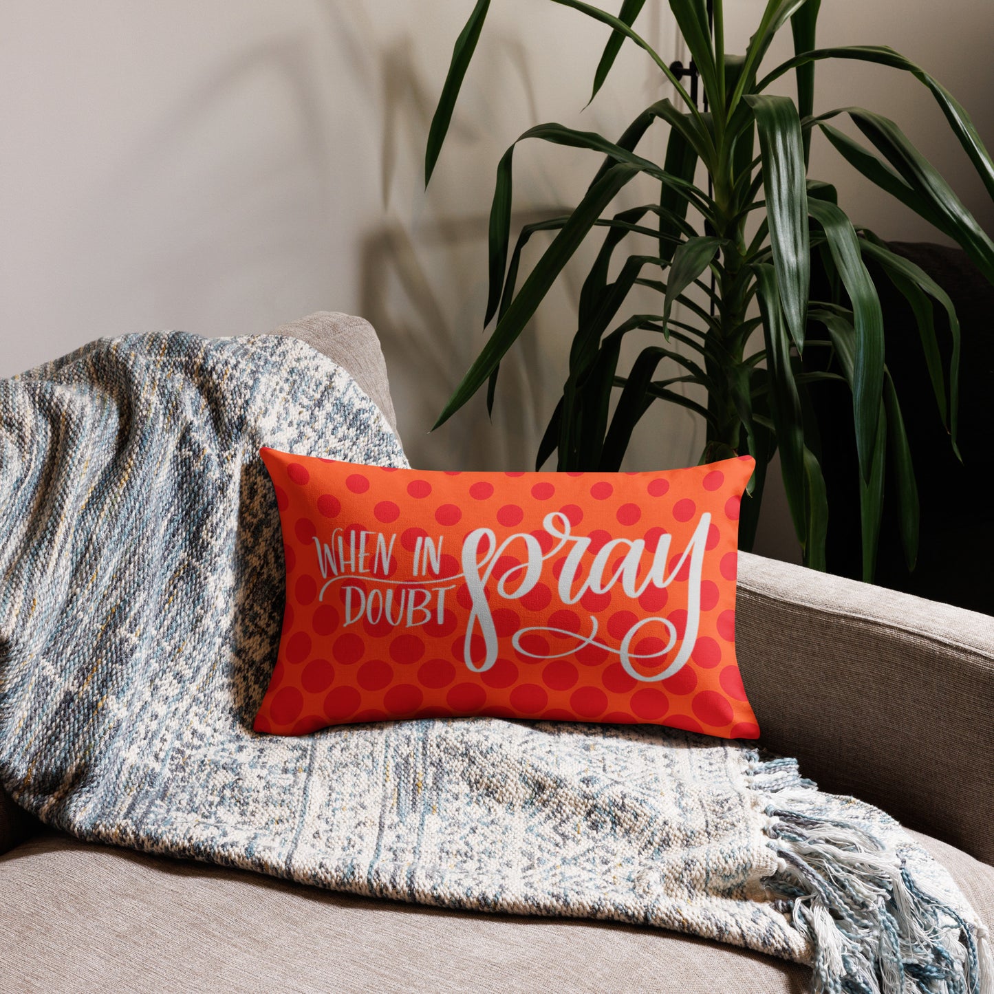 Premium Pillow - Pray