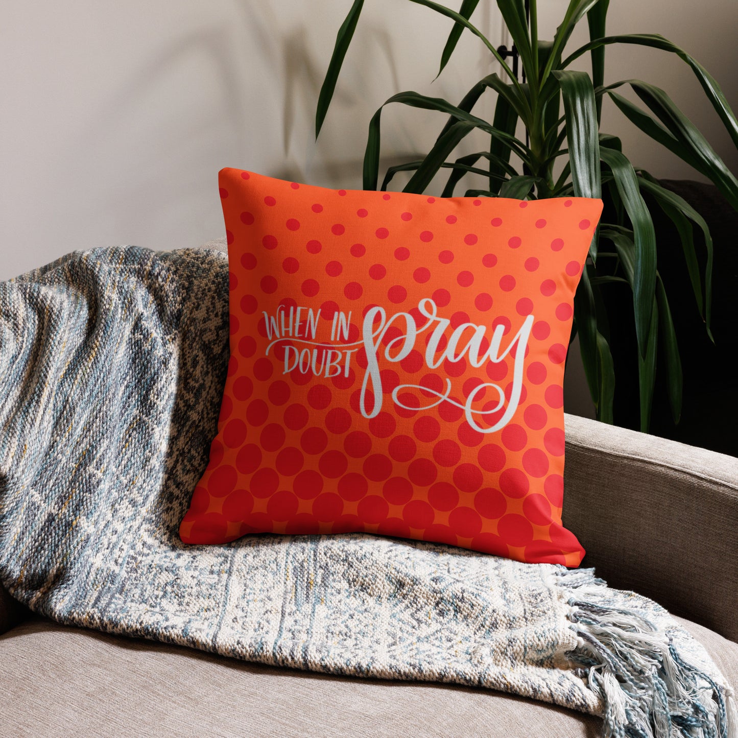 Premium Pillow - Pray