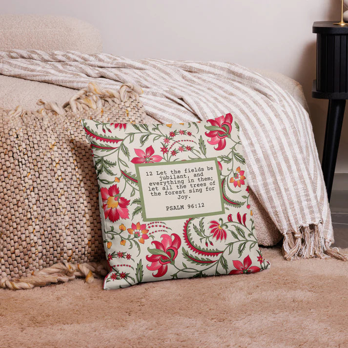 Premium Pillow Case + Love White Ceramic Trinket Tray + Rejoice Always Lemon Ceramic Teapot Bundle