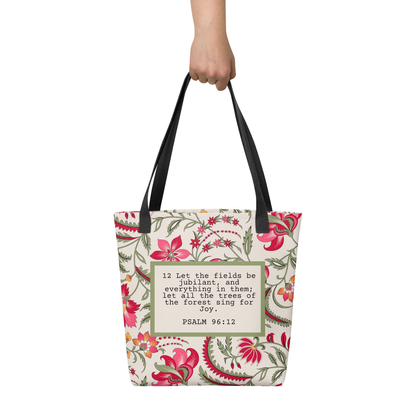 Psalm 96:12 Tote Bag