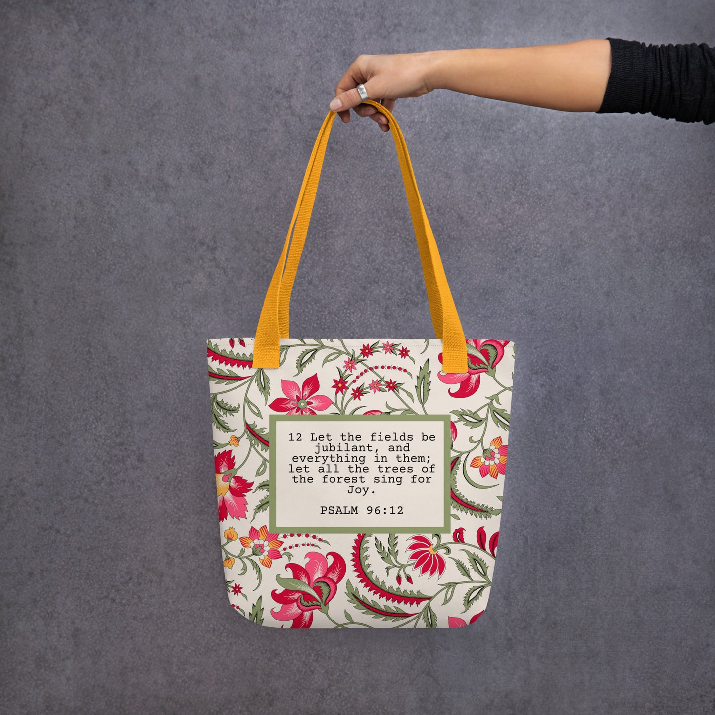 Psalm 96:12 Tote Bag