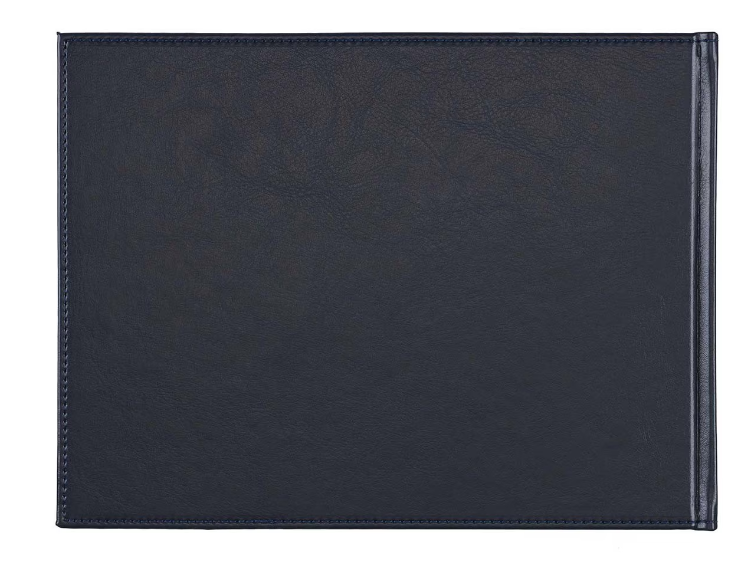 In Loving Memory Navy Faux Leather Medium Guest Book