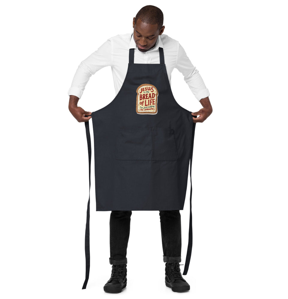 Jesus is the Bread of Life Organic Cotton Apron