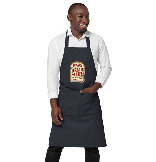 Jesus is the Bread of Life Organic Cotton Apron