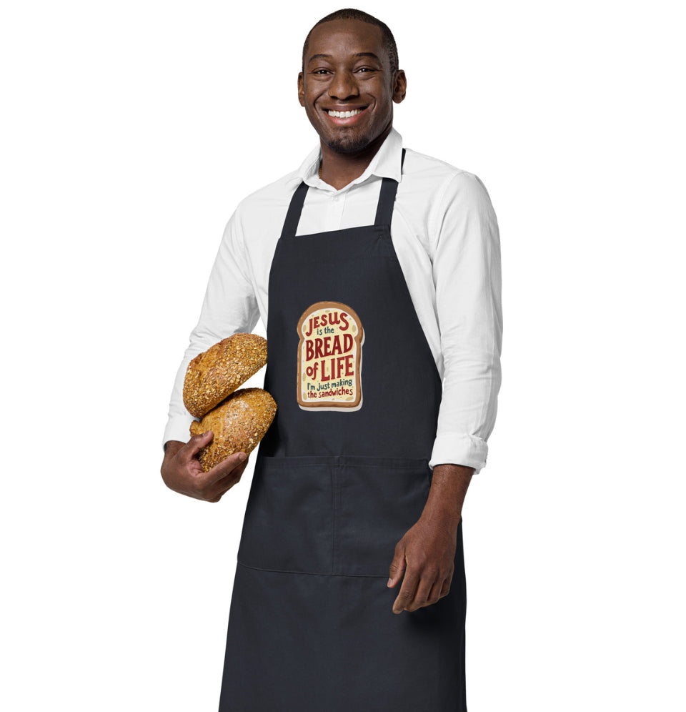 Jesus is the Bread of Life Organic Cotton Apron