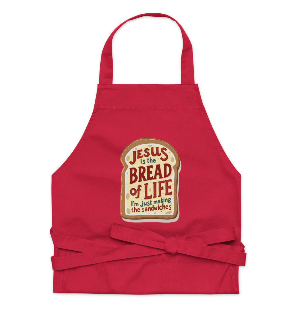 Jesus is the Bread of Life Organic Cotton Apron