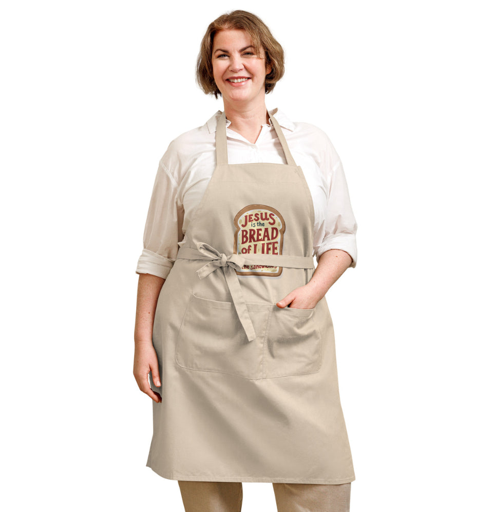 Jesus is the Bread of Life Organic Cotton Apron