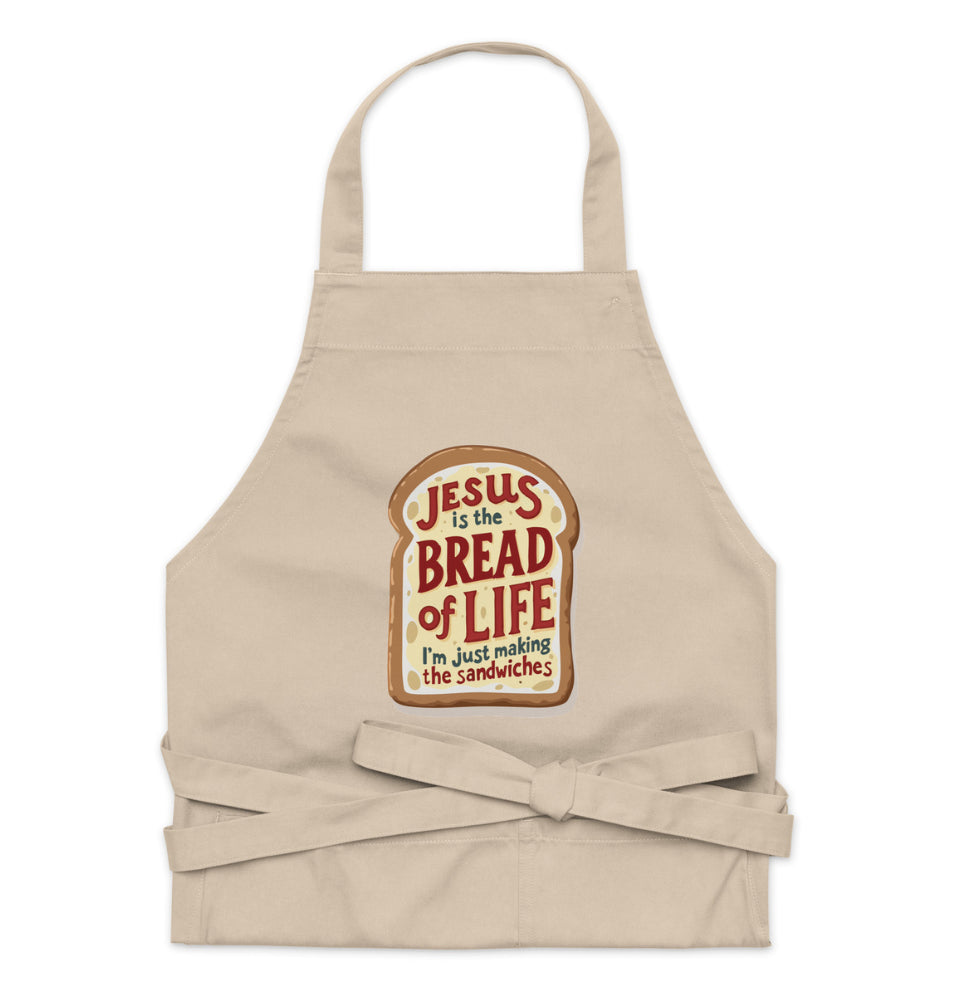 Jesus is the Bread of Life Organic Cotton Apron