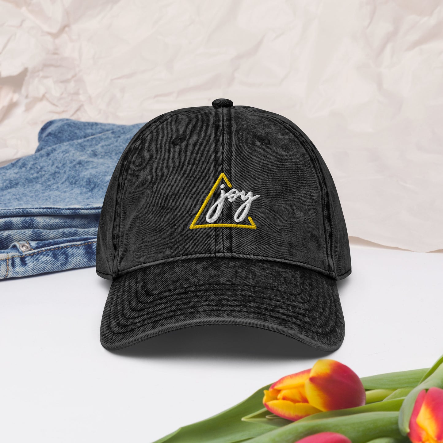 Vintage Cotton Twill Cap - Joy
