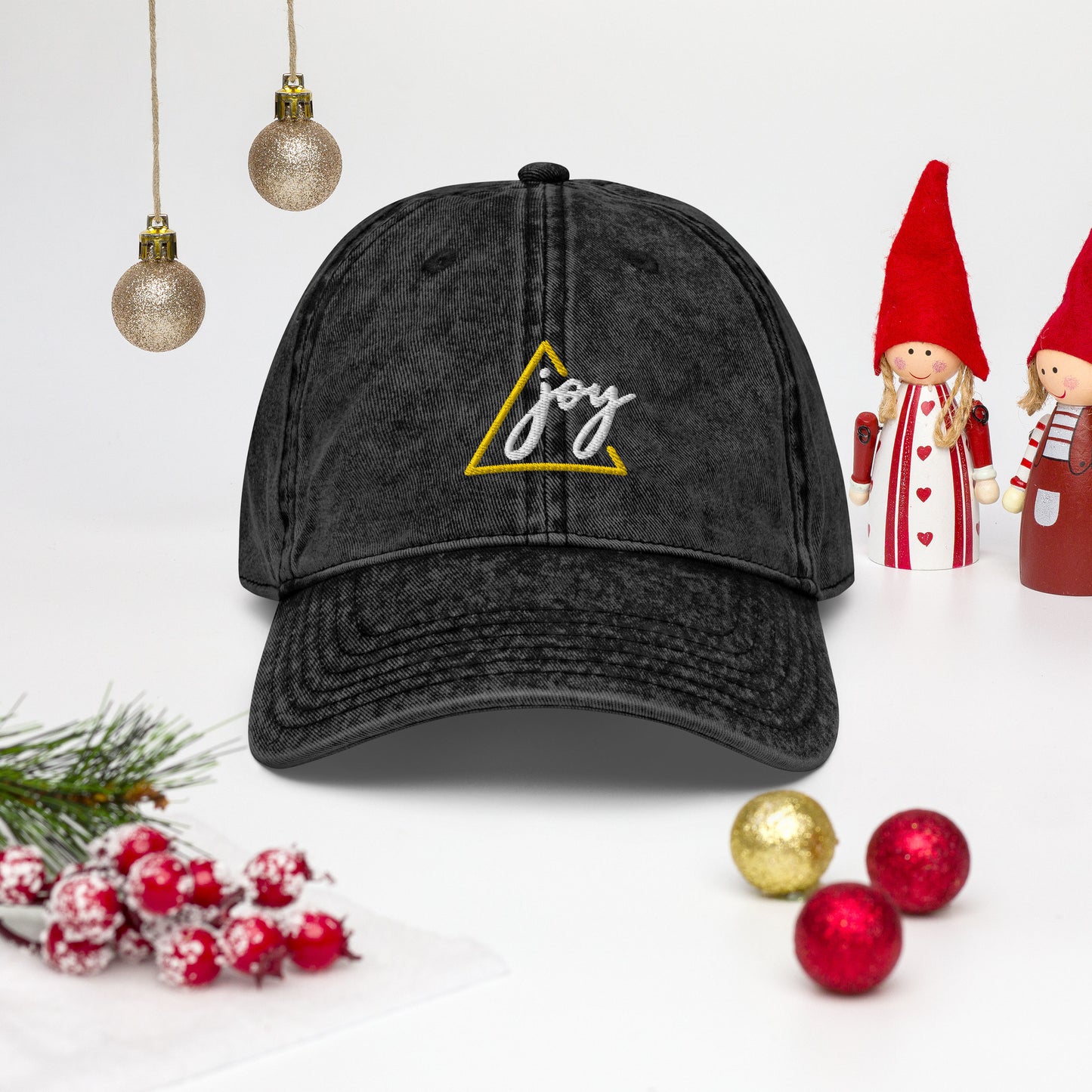 Vintage Cotton Twill Cap - Joy